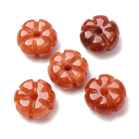Dyed Natural Myanmar Jade Carved Beads GG-CBABA9C-04B-1