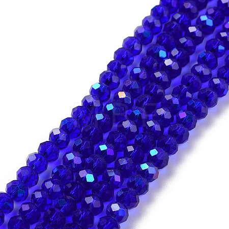 Electroplate Glass Beads Strands EGLA-A034-T10mm-L16-1