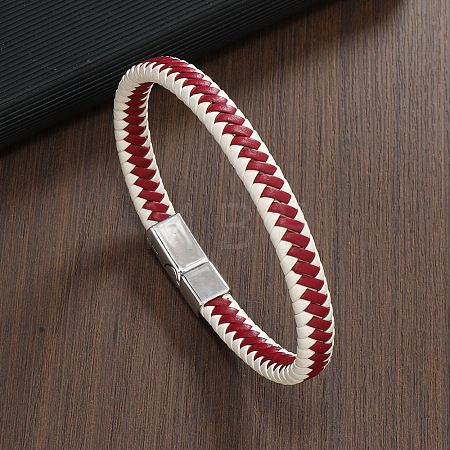 Imitation Leather Cord Braided Bracelets FS-WGFB3DB-01-1