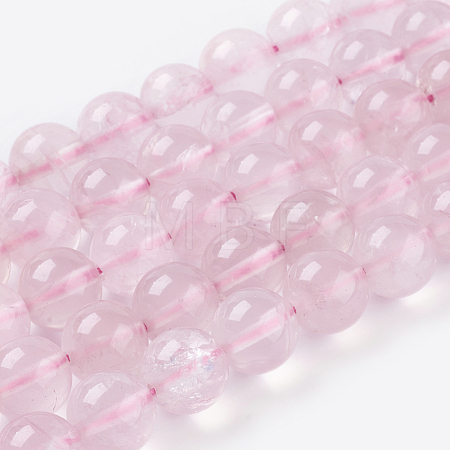 Natural Rose Quartz Beads Strands G-C076-12mm-3-1