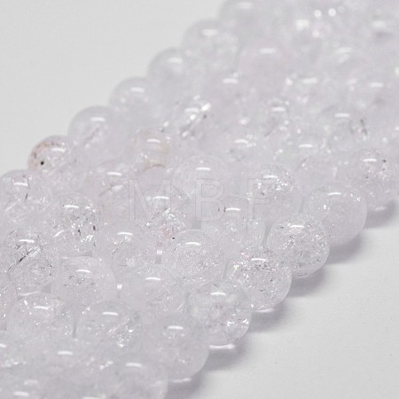 Natural Crackle Quartz Beads Strands X-G-D840-01-4MM-1