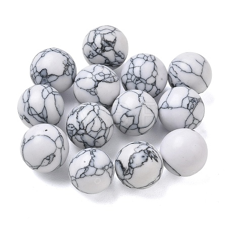 Dyed Synthetic Turquoise Sphere Beads GG-CBA391B-02D-01-1