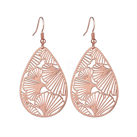 Brass Dangle Earrings FS-WGC6E98-03-1