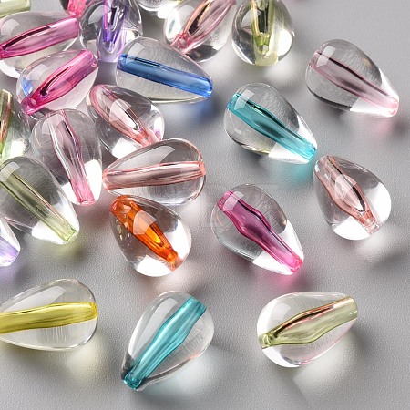 Transparent Acrylic Beads TACR-S154-26A-1