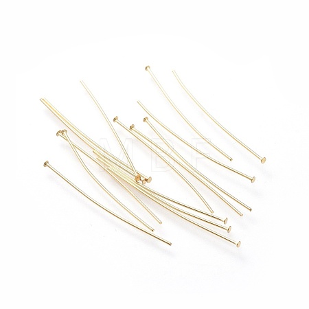 304 Stainless Steel Flat Head Pins X-STAS-G205-01B-G-1