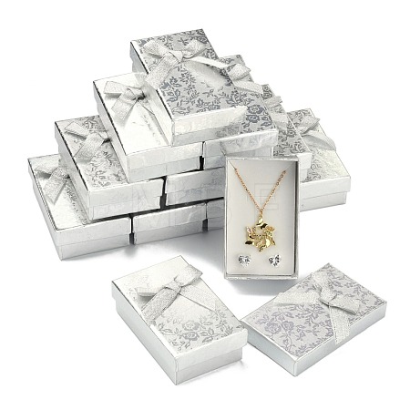 Rectangle Cardboard Jewelry Set Boxes CBOX-S013-02-1