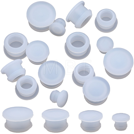 24Pcs 4 Style Silicone Bottle Seal Plug AJEW-GF0008-11C-1