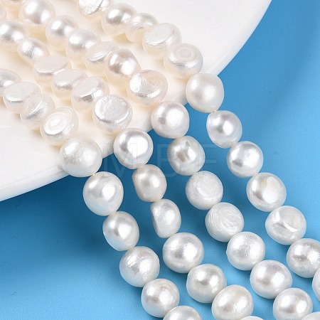 Natural Cultured Freshwater Pearl Beads Strands PEAR-N014-08H-1