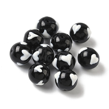 Handmade Glass Enamel Beads GLAA-K070-45C-1