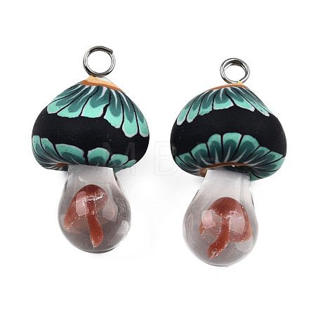Handmade Polymer Clay Pendants CLAY-N010-065-C03-1