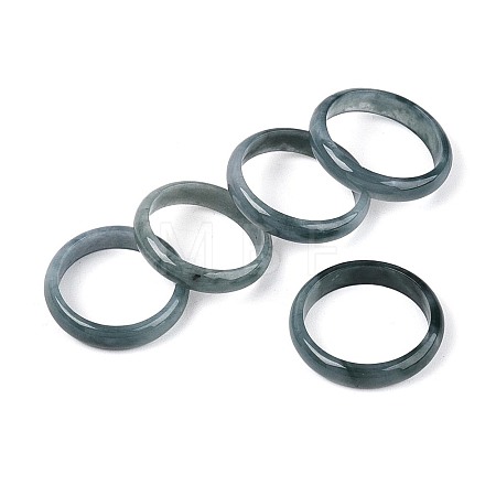 Natural Myanmar Jade Finger Rings G-T143-42A-1