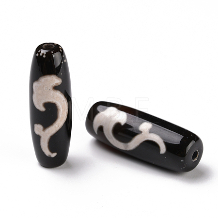 Tibetan Style dZi Beads TDZI-E004-28-1