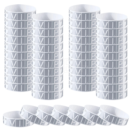 200Pcs VIP PP Plastic Waterproof Bracelets BJEW-SP0001-33A-1