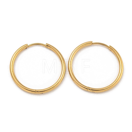 PVD Vacuum Plating 304 Stainless Steel Huggie Hoop Earrings for Women EJEW-F280-07D-G-1