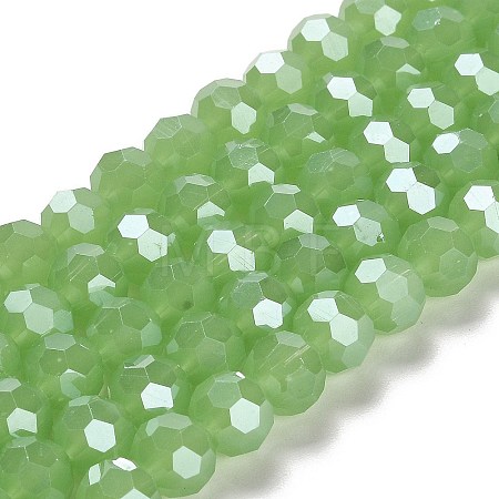 Electroplate Glass Beads Strands X-EGLA-A035-J10mm-A01-1