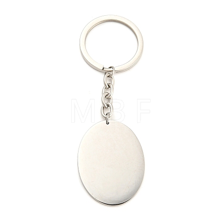 Tarnish Resistant 304 Stainless Steel Keychain STAS-H405-17P-1