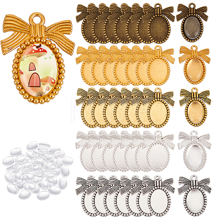 DIY Blank Photo Pendant Making Kit FIND-PH0009-83-1