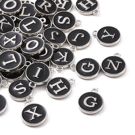 Alloy Enamel Charms ENAM-S118-02-P-1