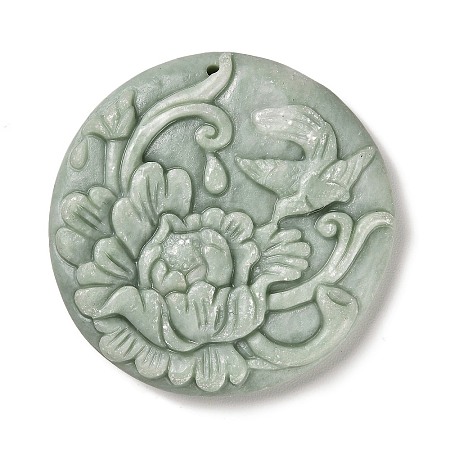 Natural Calcite Carved Pendants G-K349-03D-1