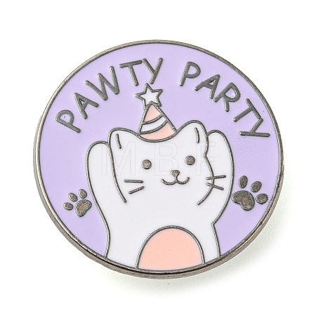 Alloy Enamel Pin Broochs AJEW-Z023-12C-1