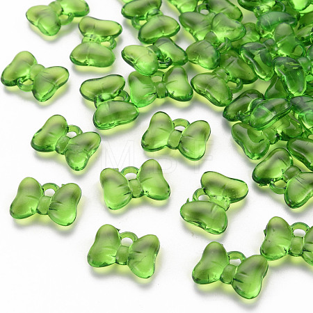 Transparent Acrylic Pendants TACR-T024-02BA-925-1