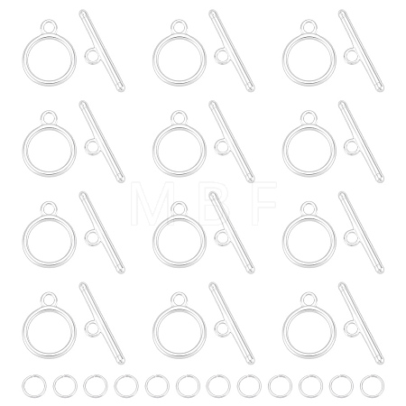 12Pcs Eco-friendly Brass Toggle Clasps KK-ME0002-30-1