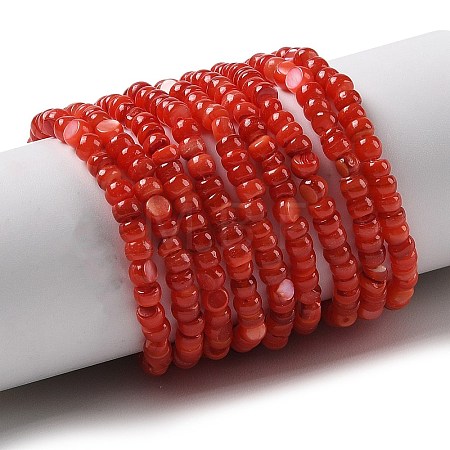 Natural Freshwater Shell Beads Strands SHEL-P017-01B-07-1