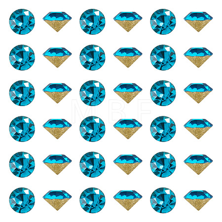 1 Bag Pointed Back Glass Rhinestone Cabochons RGLA-TADJ0001-01A-04-1