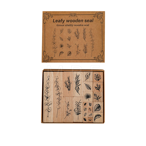 Wooden Rubber Stamps SCRA-PW0004-005A-1