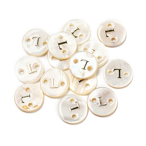 Freshwater Shell Buttons BUTT-Z001-01L-1