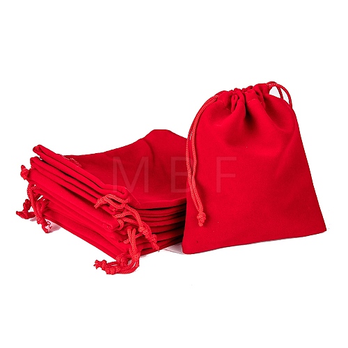 Rectangle Velvet Pouches X-TP-R002-10x12-04-1