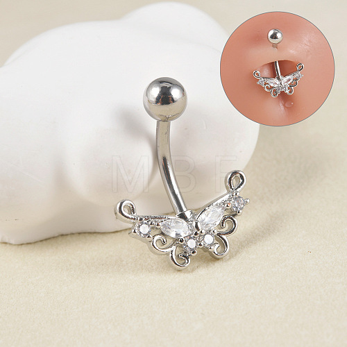 304 Stainless Steel Belly Rings WGA7D27-04-1