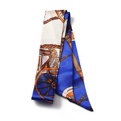 Printed Ribbon Scarf FIND-WH0145-82E-1