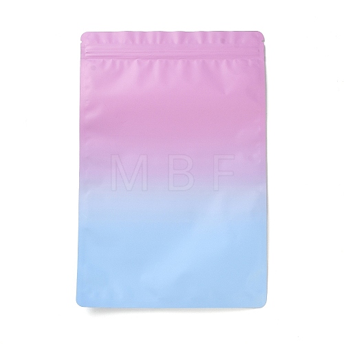 Two Tone Rectangle Plastic Zip Lock Gift Bags OPP-B006-01A-02-1