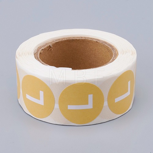 Paper Self-Adhesive Clothing Size Labels DIY-A006-B01-1