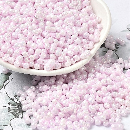 Opaque Colours Luster Glass Seed Beads SEED-B001-01A-03-1