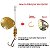 600Pcs 2 Colors Iron Fishing Gear FIND-FH0005-83-3