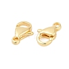 Brass Lobster Claw Clasps KK-P302-17G-2