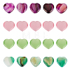 Olycraft 20pcs 4 style Natural Gemstone & Cat Eye Home Display Decorations DJEW-OC0001-36-1