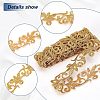  2Pair 2 Style Polyester Embroidery Costume Accessories DIY-NB0007-16-4