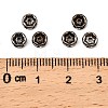 Brass Rhinestone Spacer Beads RB-A014-Z5mm-01B-3