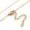304 Stainless Steel Cable Chain Necklaces NJEW-P309-02G-3