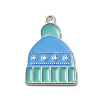 Winter Theme Alloy Enamel Pendants ENAM-M002-05J-P-1