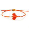 Adjustable Braided Polyester Cord Bracelets for Friendship and Couple VG5785-4-1