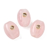 Natural Rose Quartz European Beads GG-CBA105B-02F-G-1