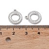 Rhodium Plated 925 Sterling Silver Charms STER-C003-06P-3
