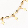 Star & Hamsa Hand Pendant Necklaces Sets NJEW-JN03137-03-4