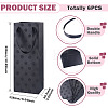 Paper Wave Point Glitter Powder Carry Storage Tote Bags ABAG-TAC0035-15A-4