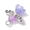 Natural Dyed Malaysia Jade Pendants PALLOY-JF02661-01-4