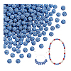 200Pcs Pave Disco Ball Beads RB-PH0001-41A-8